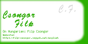 csongor filp business card